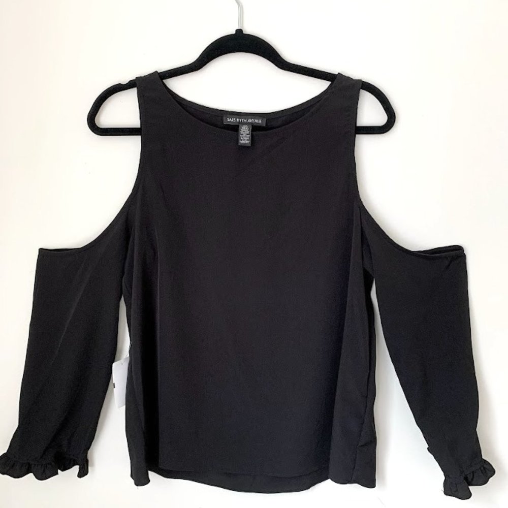 Saks Fifth Avenue Cold Shoulder Top